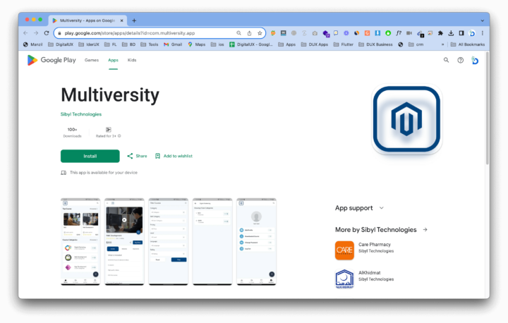 multiversity mobile app