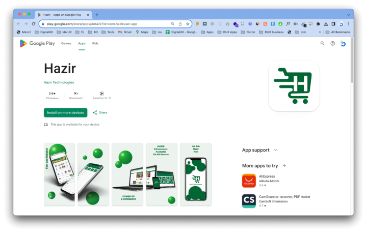 Hazir Mobile App