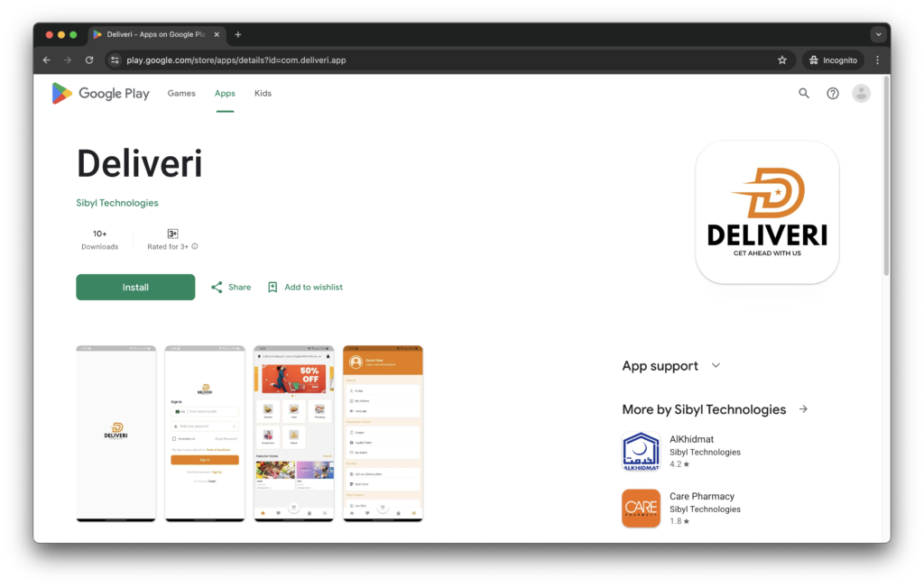 Deliveri mobile App » DevsRank Deliveri mobile App » DevsRank