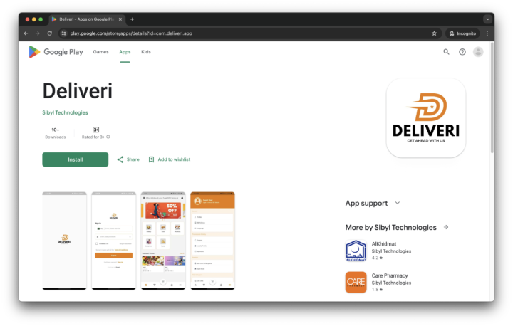Deliveri mobile App » DevsRank