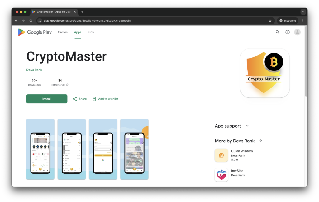 CryptoMaster Mobile App » DevsRank CryptoMaster Mobile App » DevsRank
