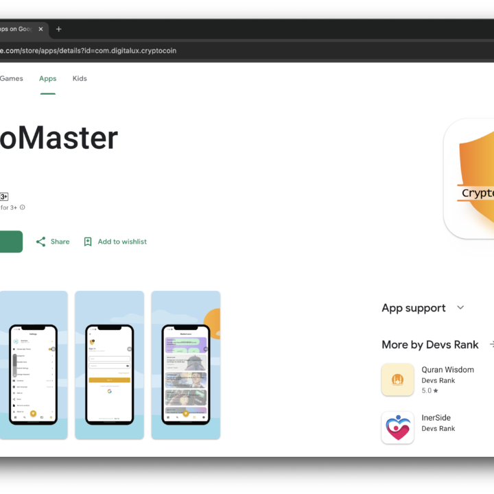CryptoMaster Mobile App » DevsRank