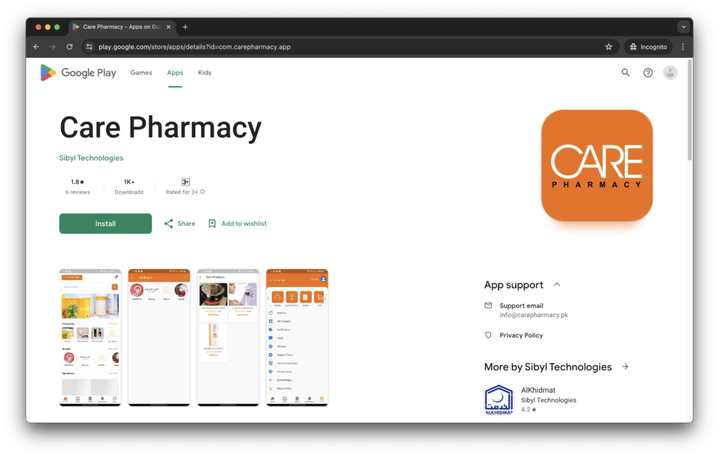 Care Pharmacy Mobile App » DevsRank Care Pharmacy Mobile App » DevsRank