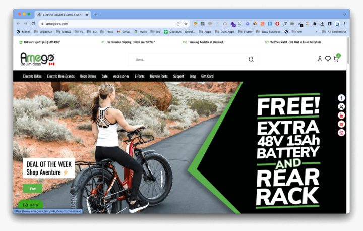 Amego EV Website
