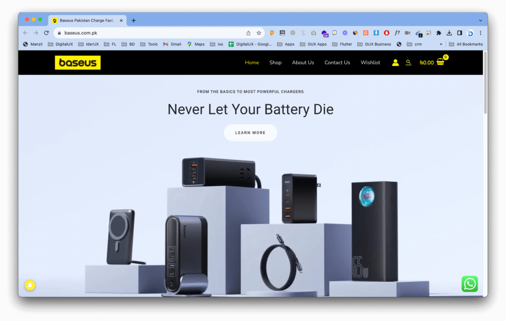 Baseus Website » DevsRank baseus website