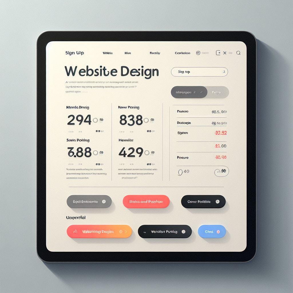 Website Design Pricing